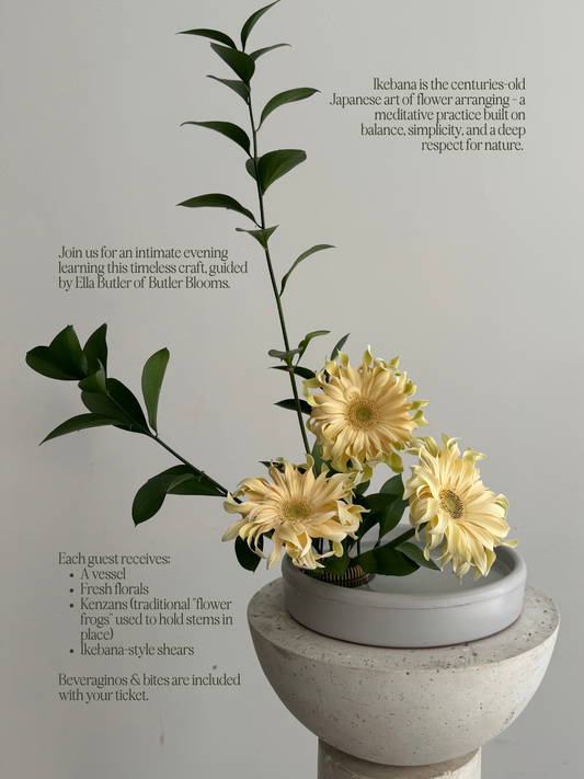 Ikebana Floral Workshop | September 24th