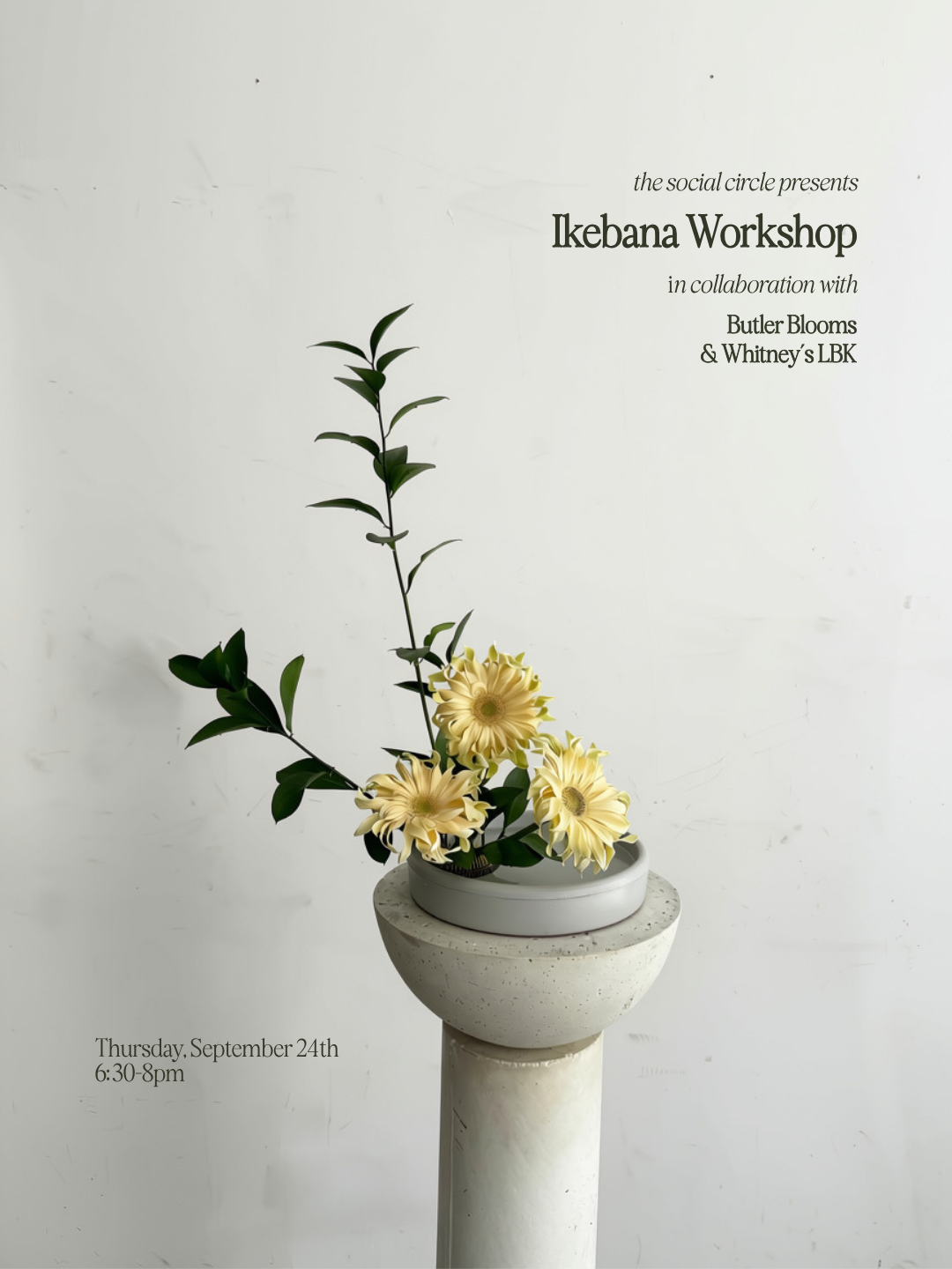 Ikebana Workshop | September 24th