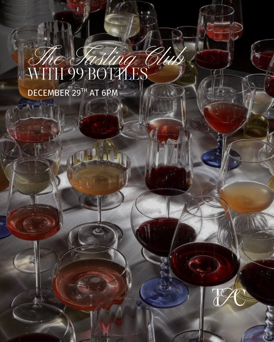 The Tasting Club with 99 Bottles | December 29th