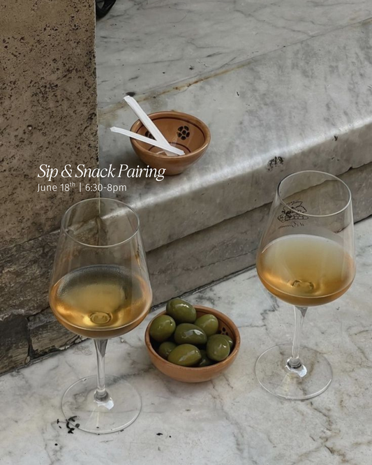 Sip & Snack | June 18th - 6:30pm