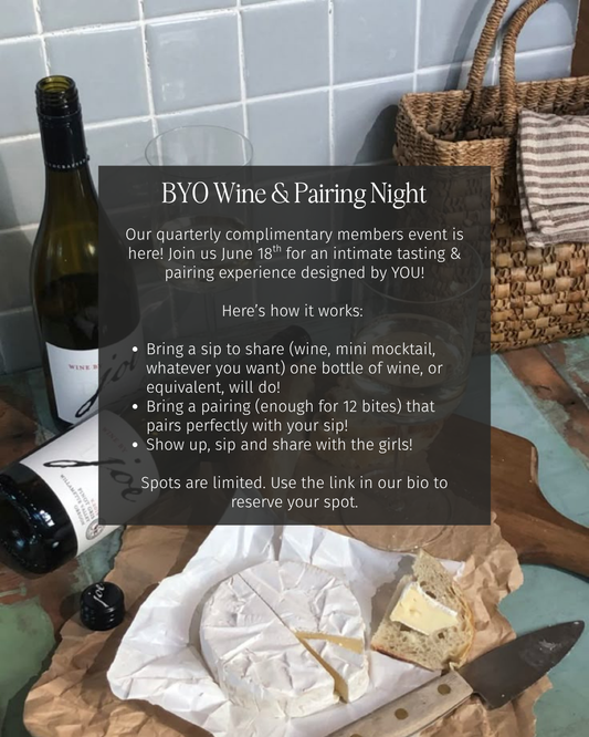 Sip & Snack | June 18th - 6:30pm