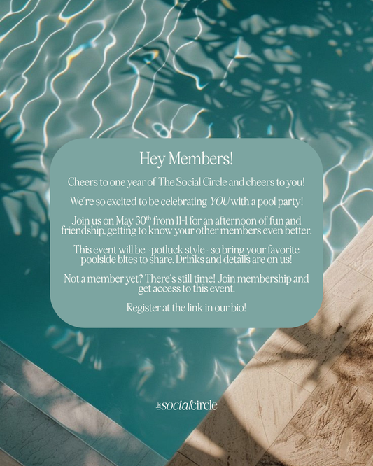 Members' Pool Party | May 30th