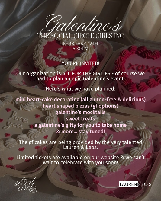 Galentine's with The Social Circle | Heart-Cake Decorating & Dinner