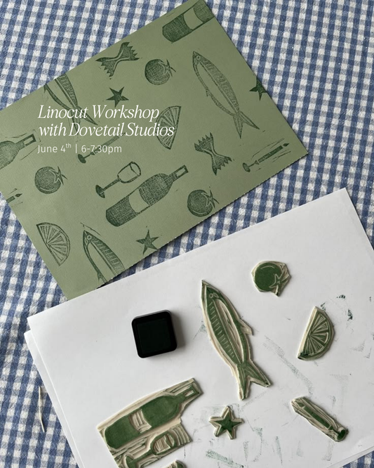 Linocut Workshop with Dovetail Studios