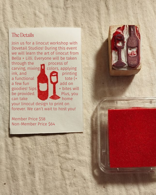Linocut Workshop with Dovetail Studios